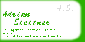 adrian stettner business card